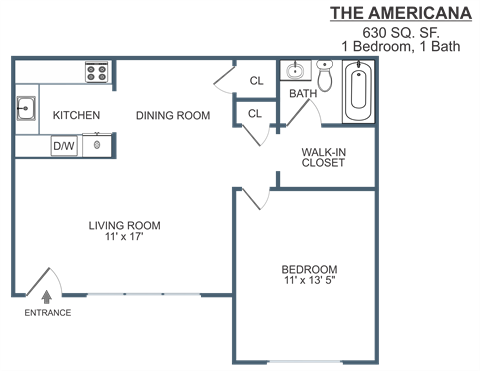 1 Bedroom, 1 Bath Apartment at Madison Flats, Madison, TN, 37115.